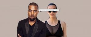 Kanye West and Kim Kardasian