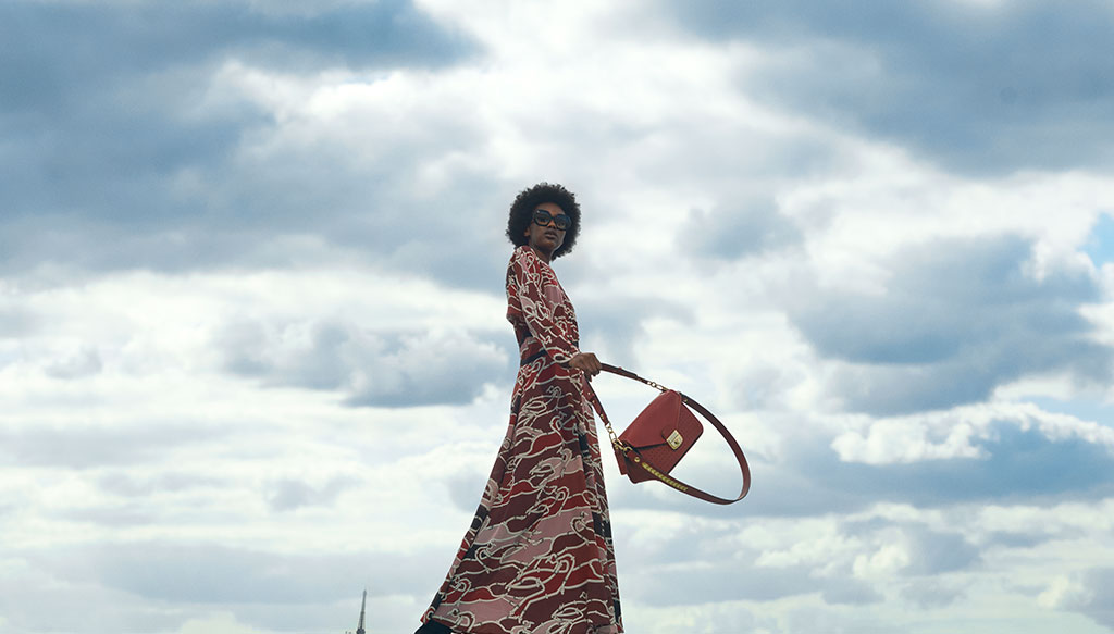 Mademoiselle Longchamp red bag luxury style