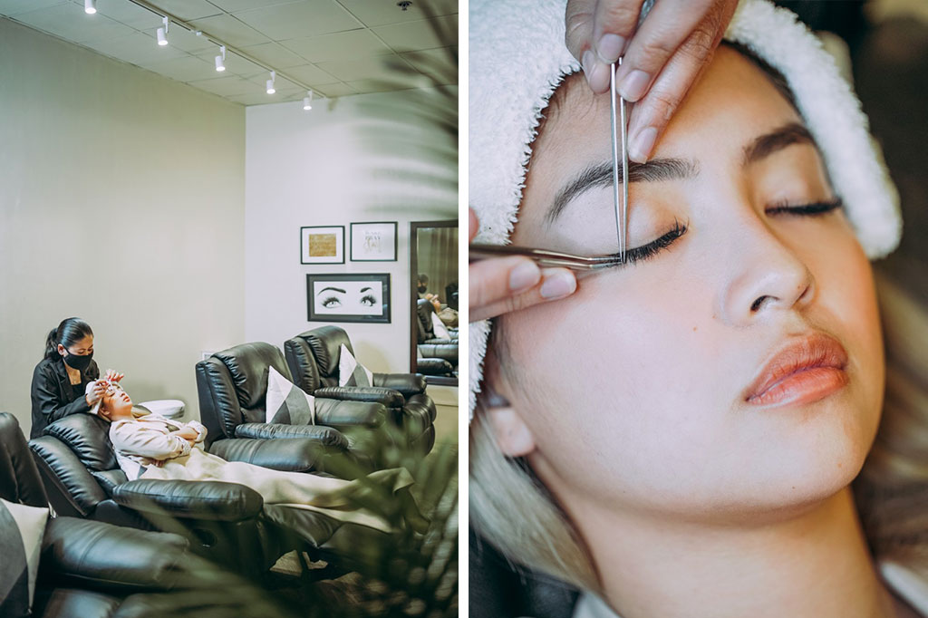 NEW lounge salon innovative volume eyelash extensions