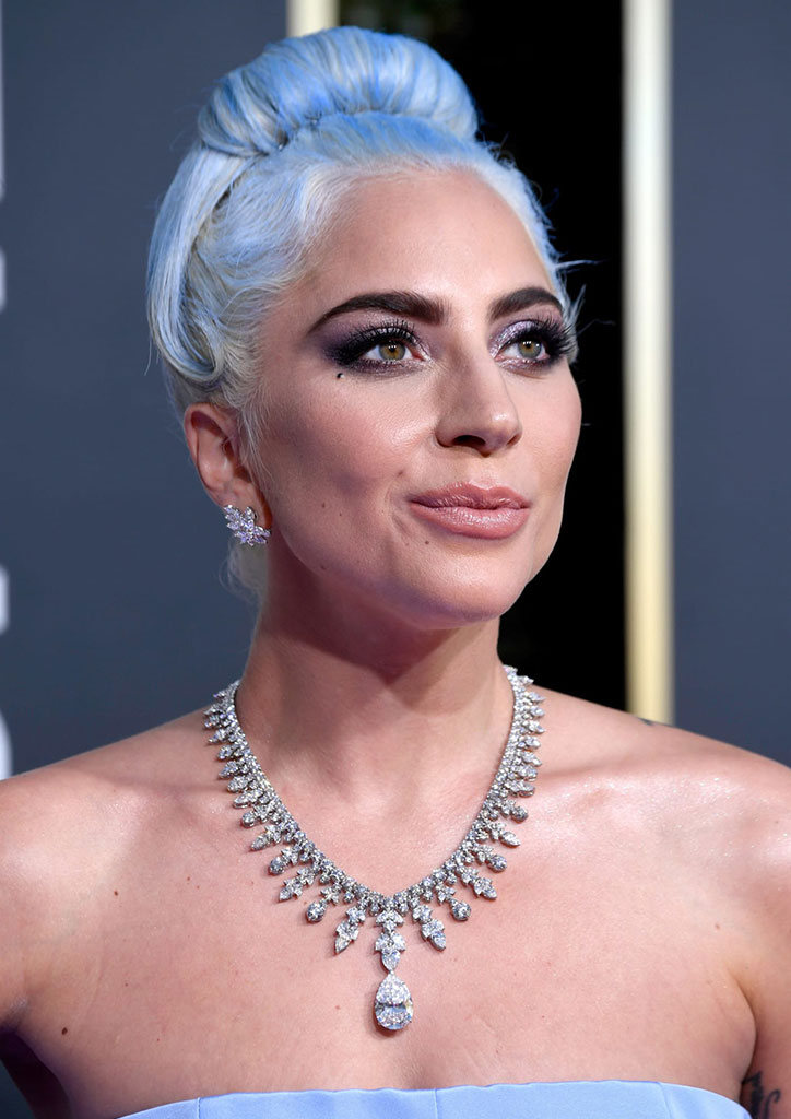 Lady Gaga - Jewelry Moments at the Golden Globes 2019