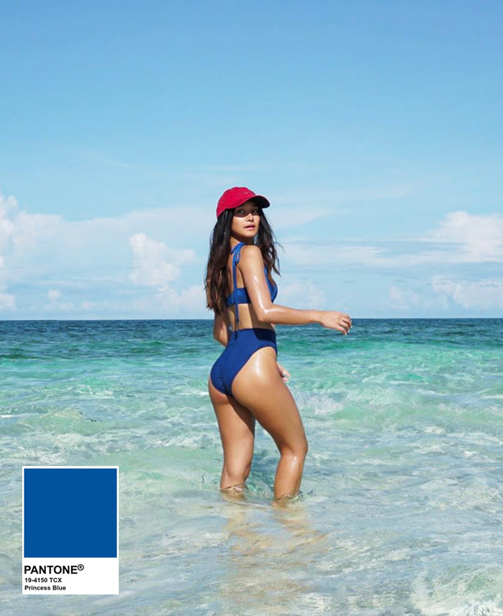 MEGA | Pantone Summer Colors That Are Live And Alive In Celebrity Beach Snaps | Pantone Princess Blue | Chie Filomeno