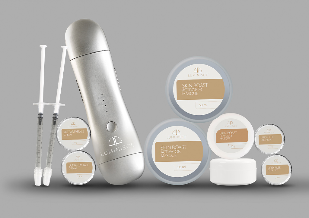 Luminisce Luxury Facial At-Home Kit products