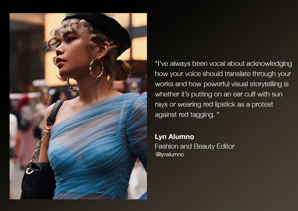 Lyn Alumno - Nylon Manila Team, Fashion and Beauty Editor