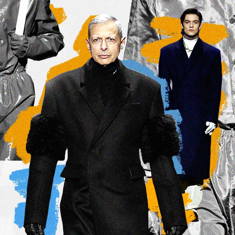 Prada F/W 2022 Menswear Show: A Collection Of Stars And Practical Meaningful Fashion