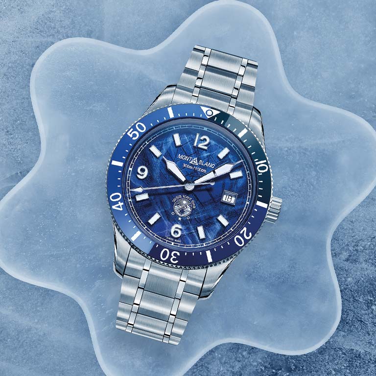 Explore The Icy Glaciers In Montblanc’s New Collection