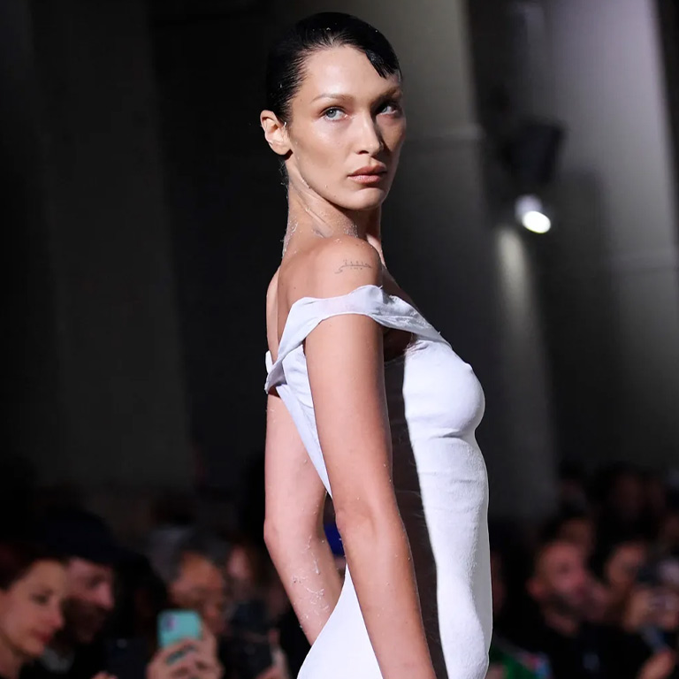 Coperni Makes a Mark With Bella Hadid in Fashion History