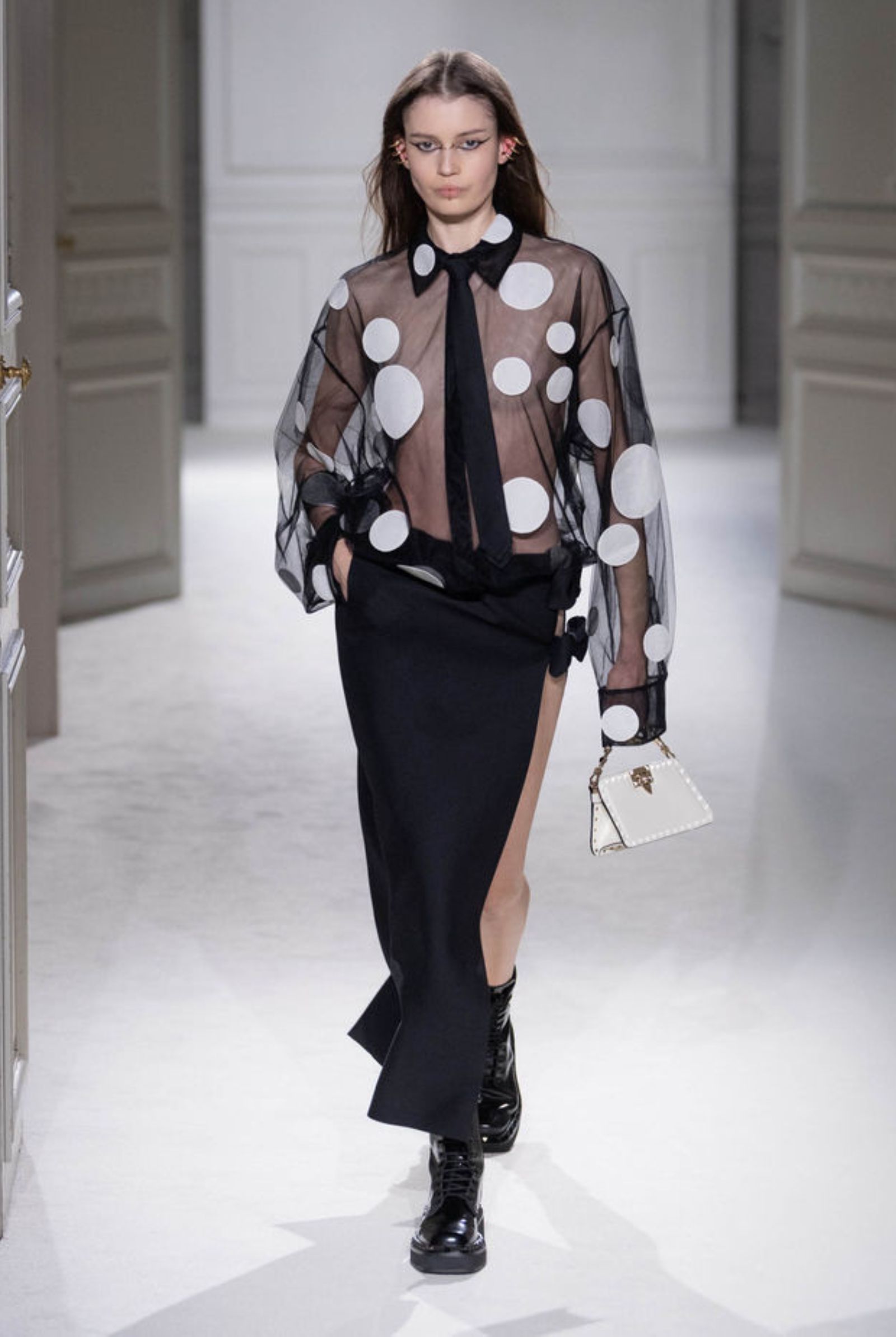 trends at Paris Fashion Week black tie