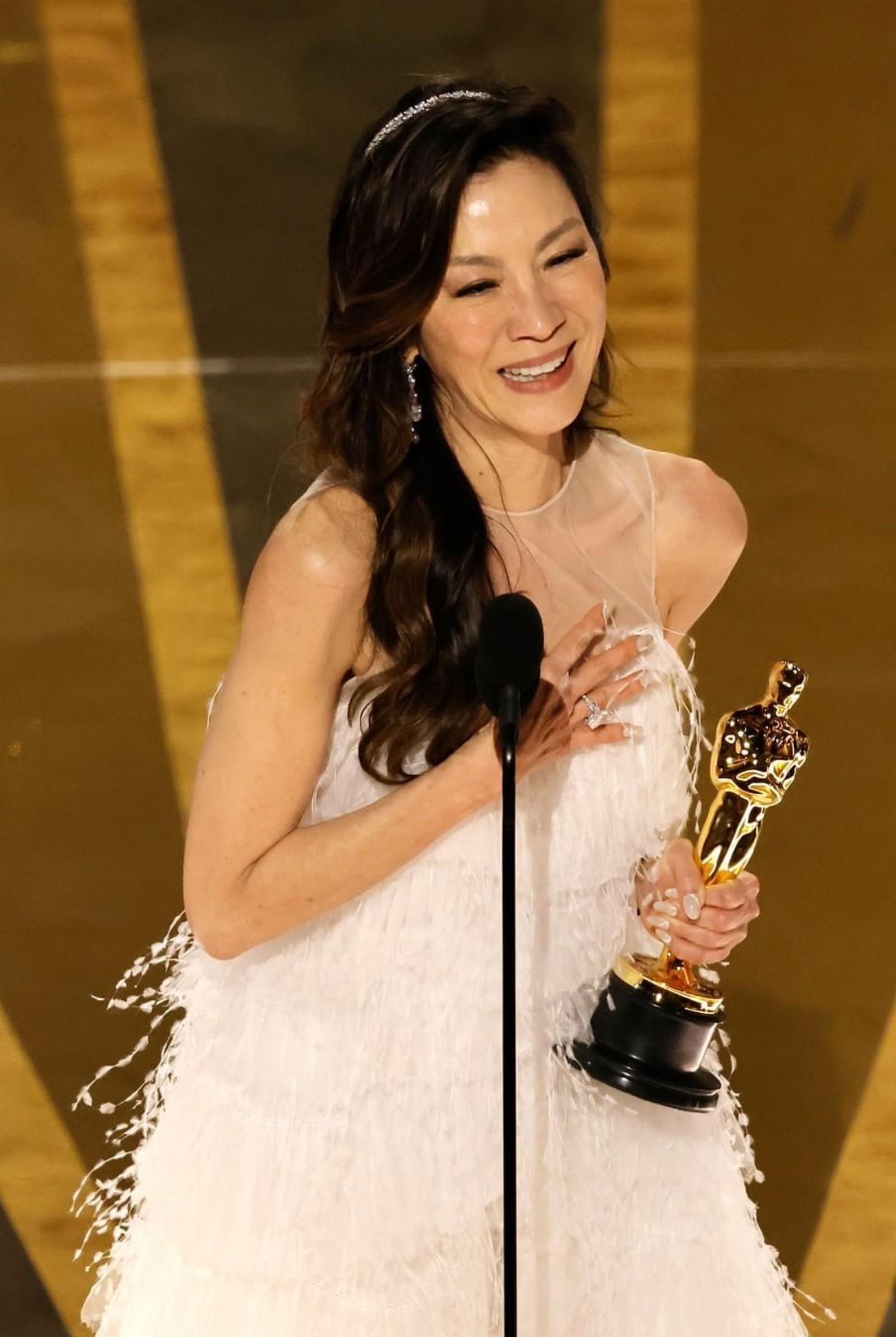Michelle Yeoh’s first Oscar